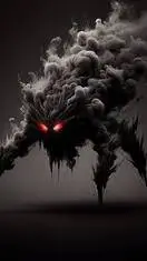 ai character: demon on Ss+ background