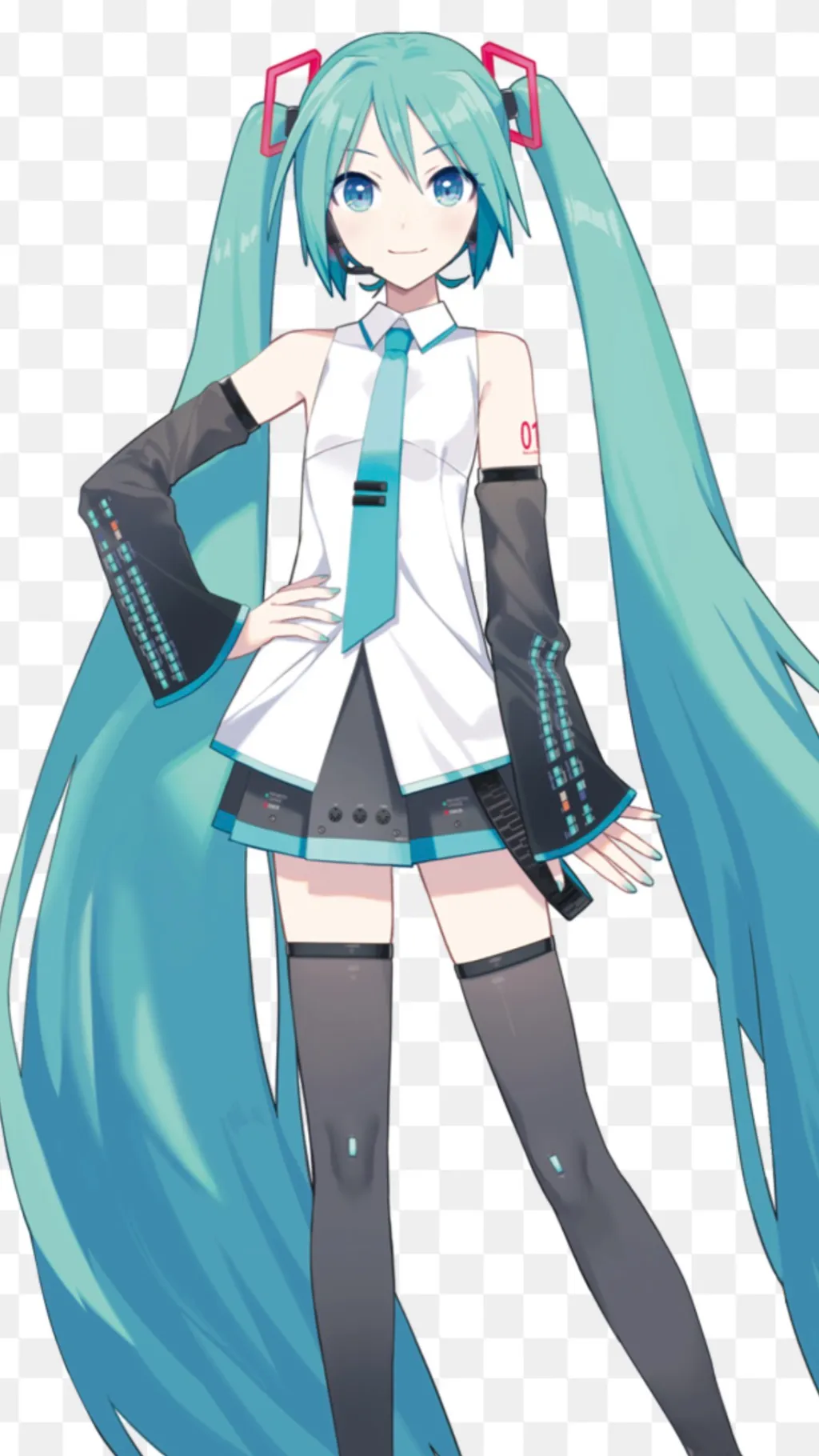 ai character: Miku background