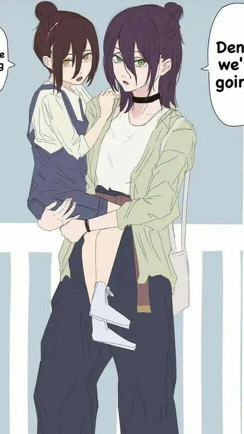 ai character: esposa y hija background