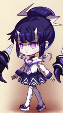 ai character: Telsa RaidenFamily background