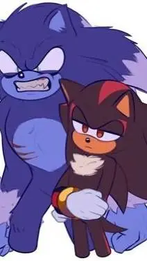 ai character: Sonic x shadow  background