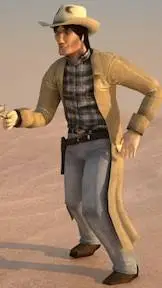 ai character: Desperado  background