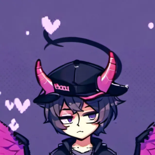 chat with ai character: 💜Uzi💜 but a boy?!?