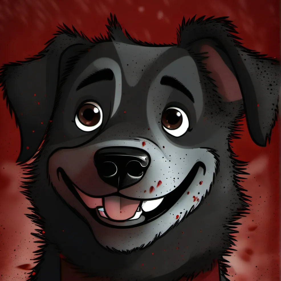 chat with ai character: cartoon dog 