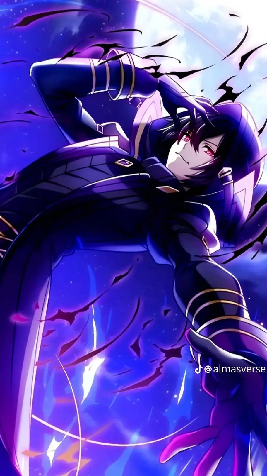 ai character: shedow  background