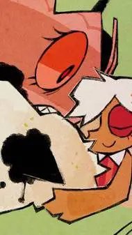 ai character: bobette twisted background