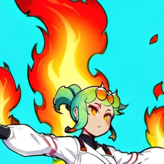 chat with ai character: Fuku fire