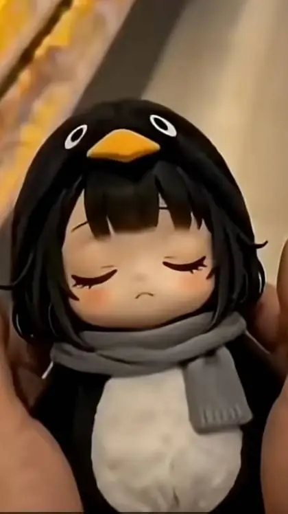 ai character: gugugaga penguin background