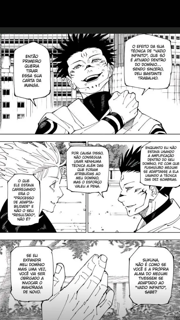 ai character: Gojo vs Sukuna  background