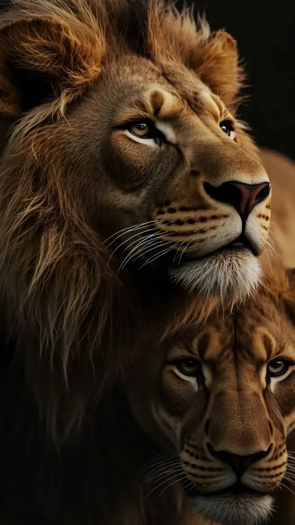 ai character: lion pride irl background