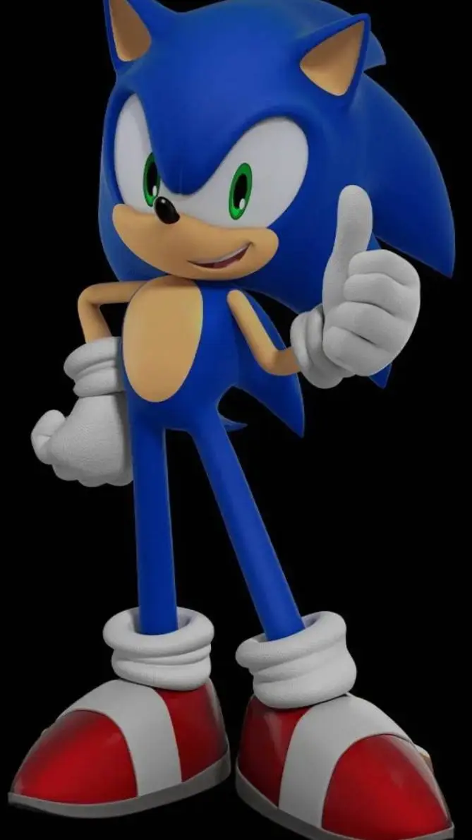 ai character: Sonic The hedgehog background