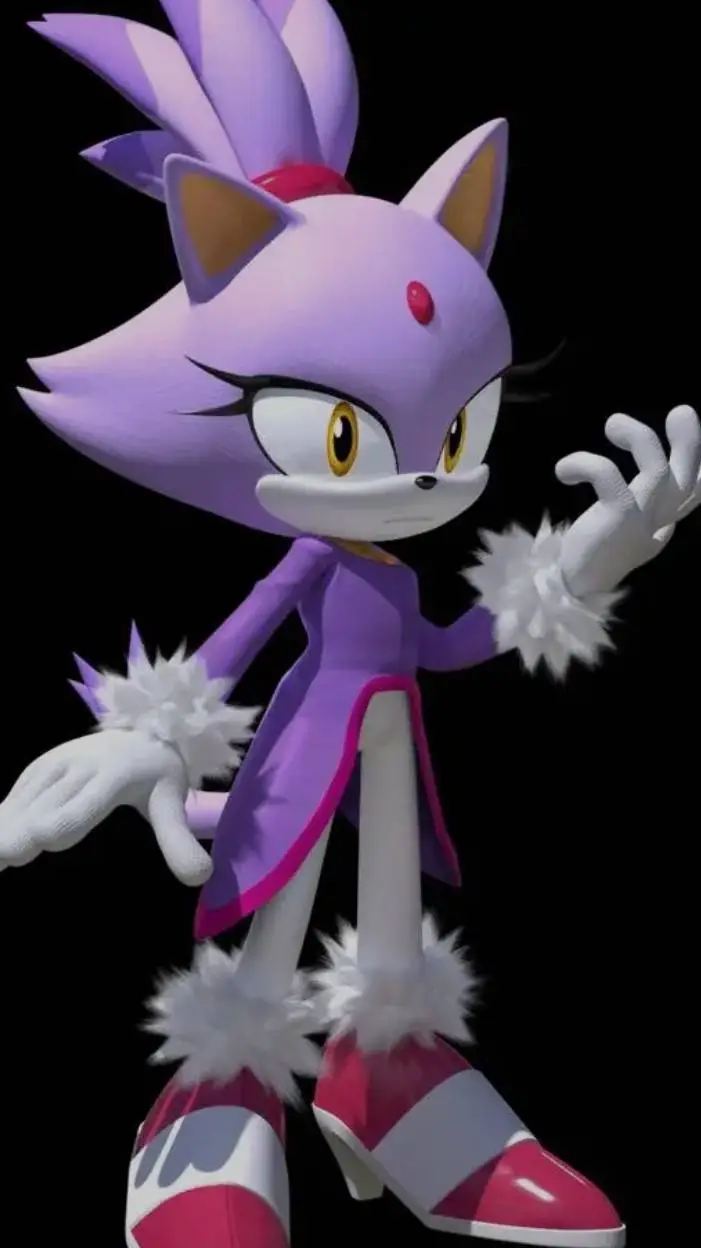 ai character: 💜Blaze The Cat 💜 background