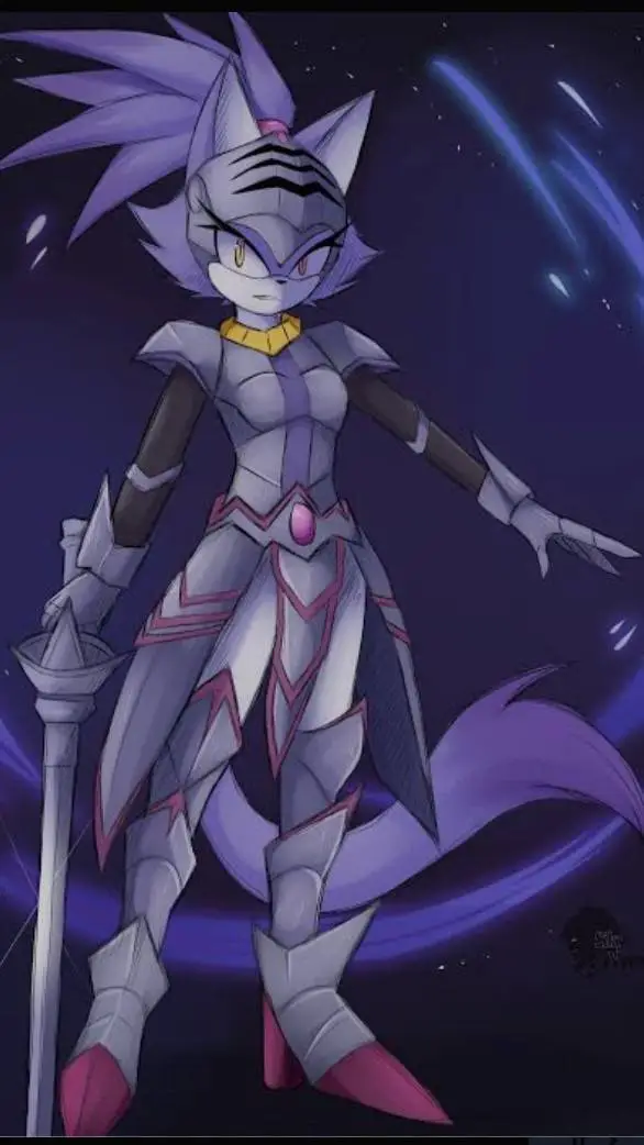 ai character: Blaze,Sir Percival background