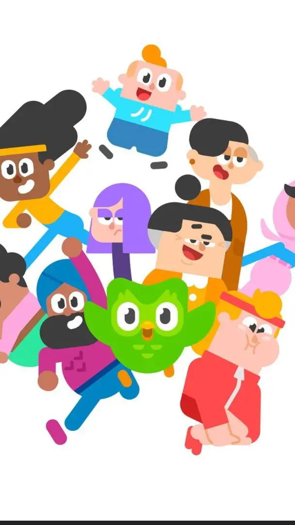 ai character: Duolingo  background