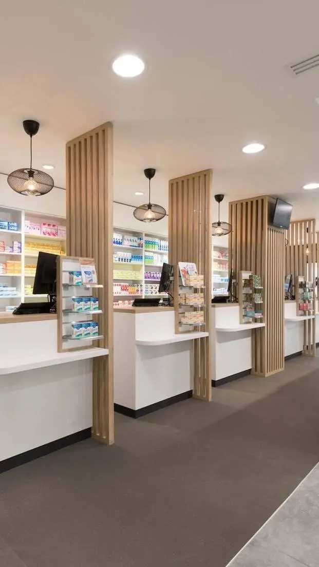 ai character: Clinic Pharmacy background
