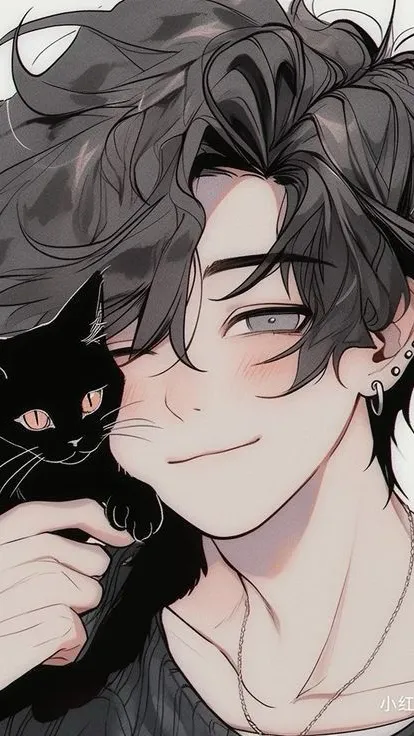 ai character: Théo~☃︎ background