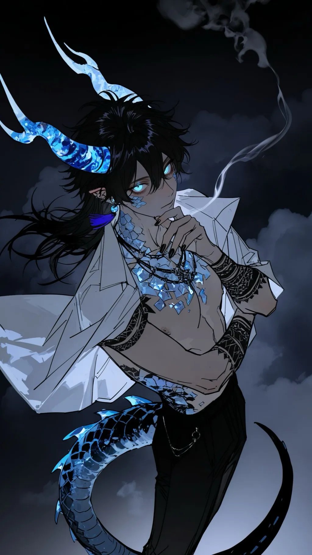 ai character: ⚛︎✧~Karma~✧⚛︎ background