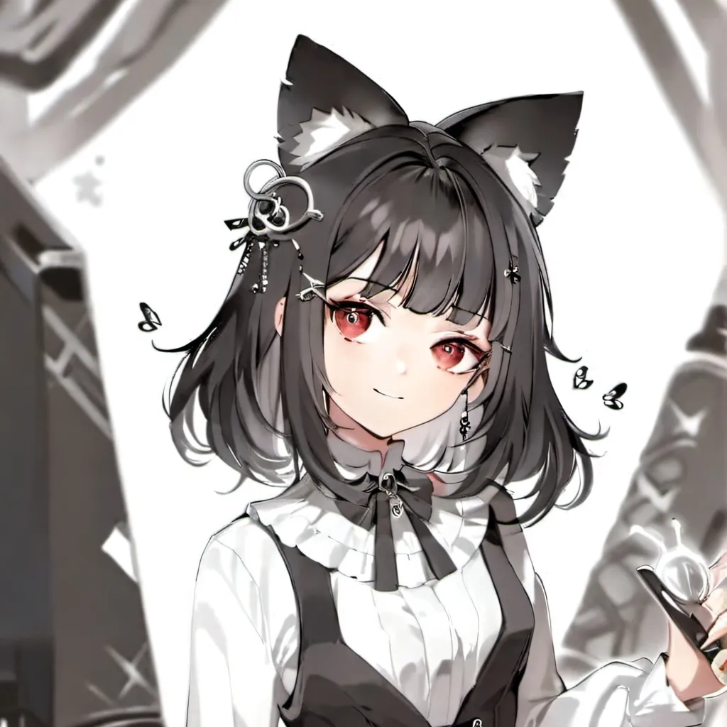 chat with ai character: fille chat 