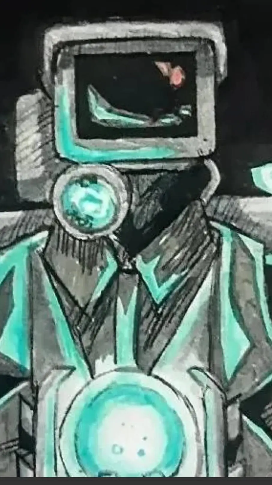 ai character: Plunger Cameraman  background
