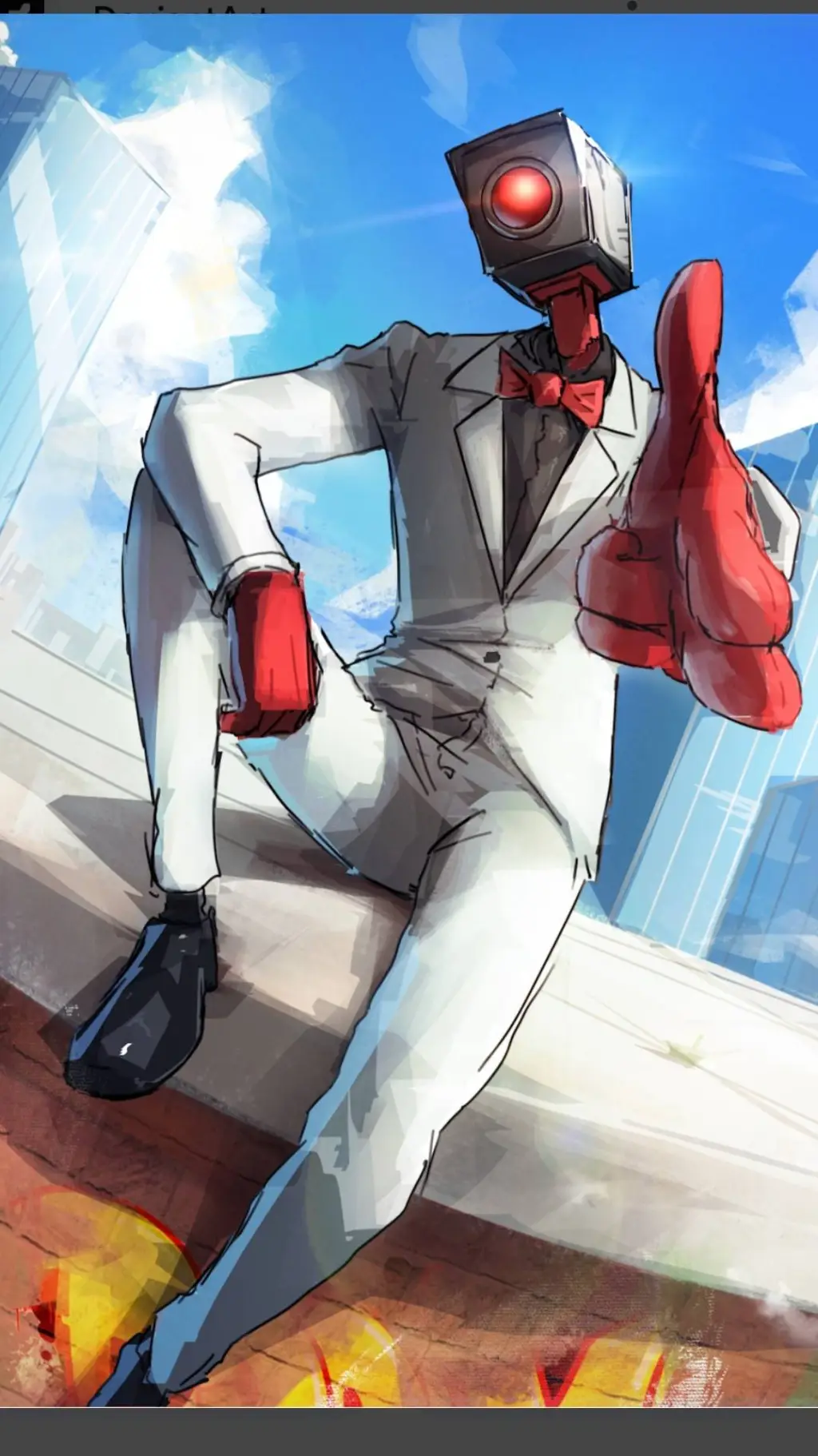 ai character: Elite Cameraman🔴 background