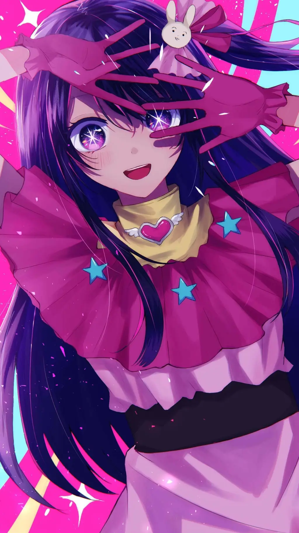 ai character: Oshinoko(ma ami)FR background
