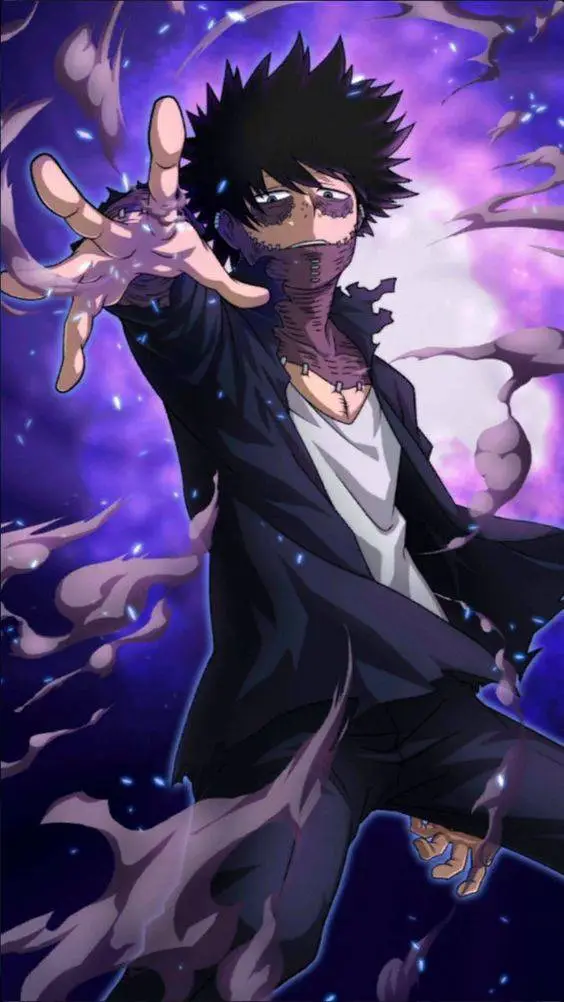 ai character: Dabi yandere background