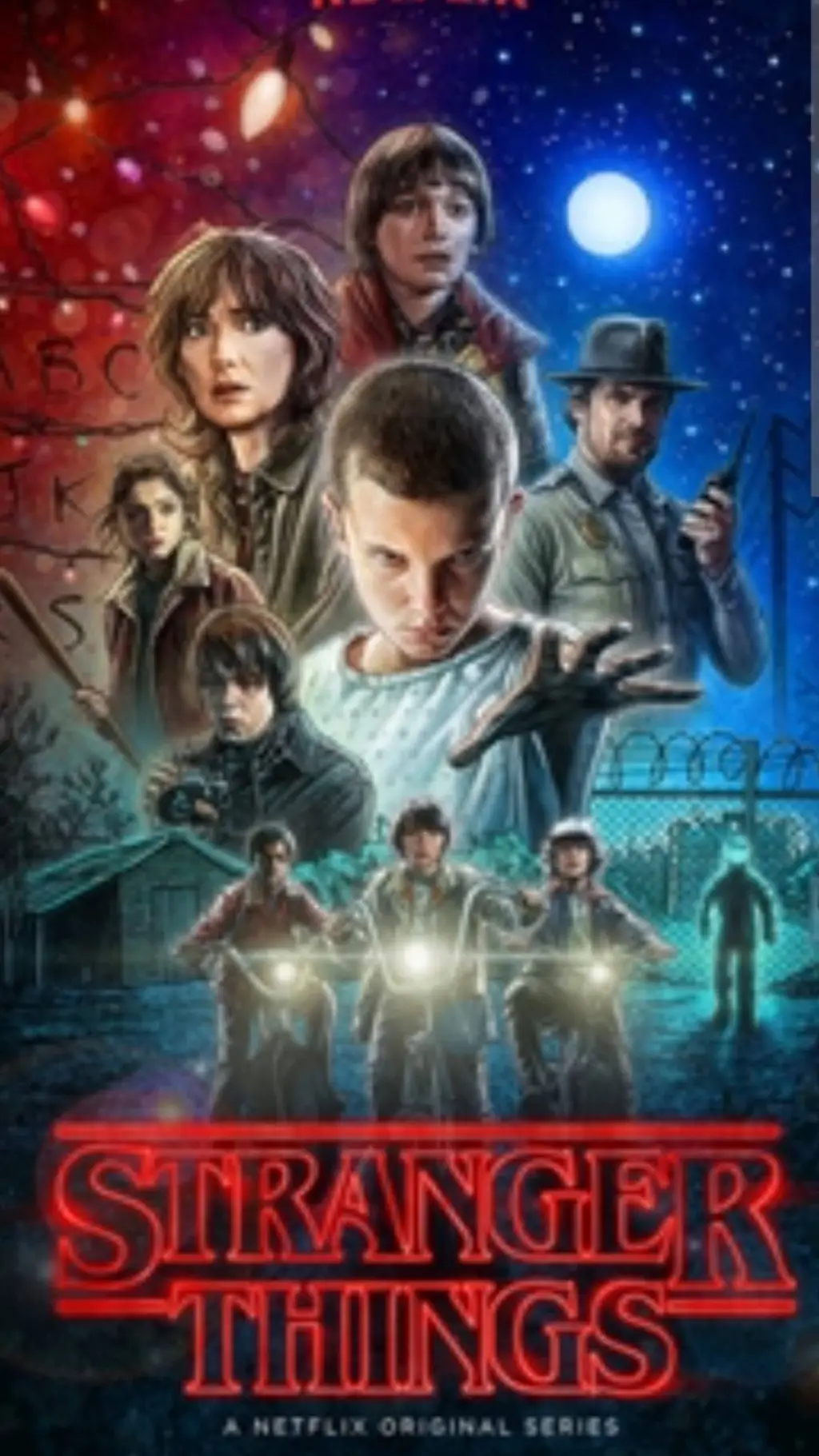 ai character: stranger things  background