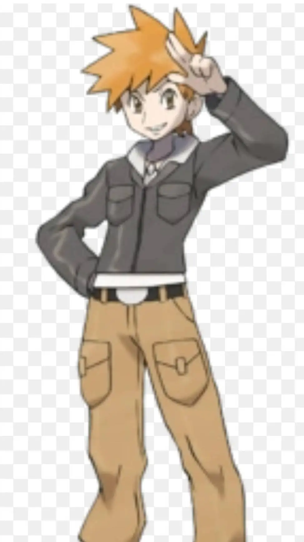 ai character: blue  background