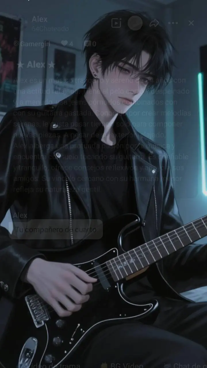 ai character: Ryan  background