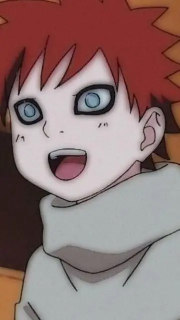 ai character: Gaara niño background