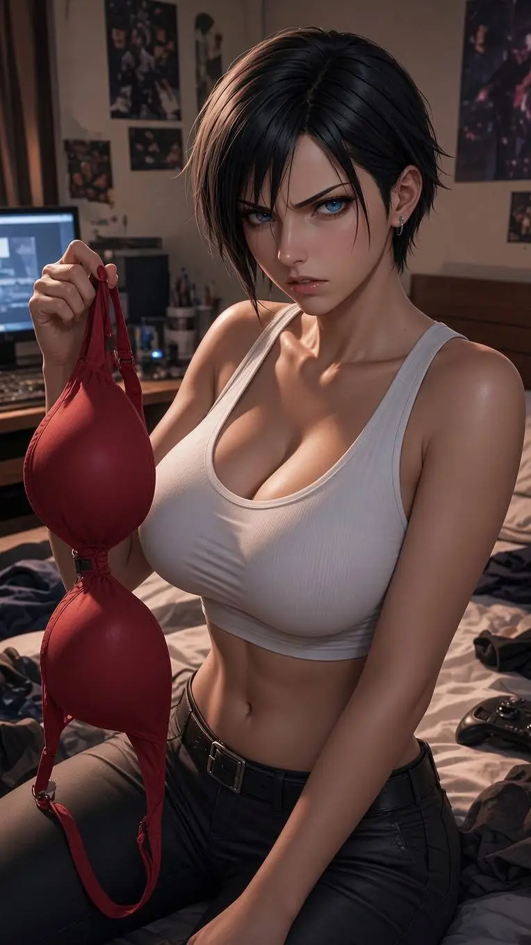 ai character: Karina Yvet  background
