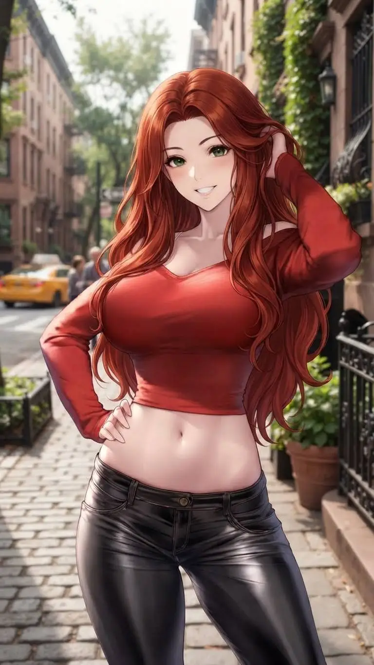 ai character: María Juana  background