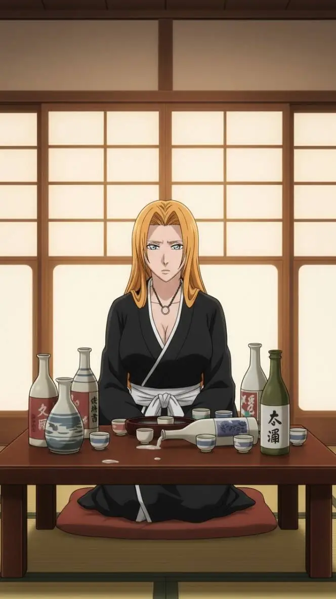 ai character: Rangiku. background