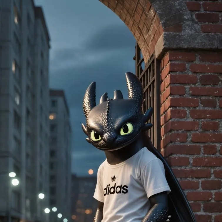 chat with ai character: Беззубик