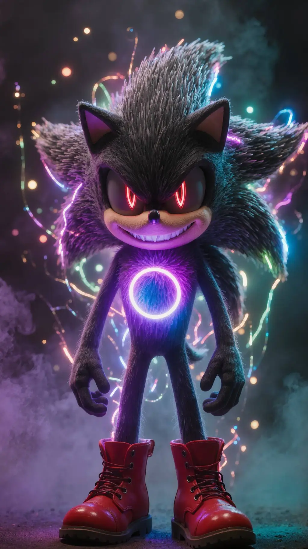 ai character: Neo the hedgehog background