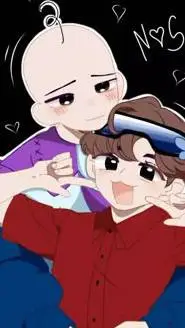 ai character: santi y nabi😆 background