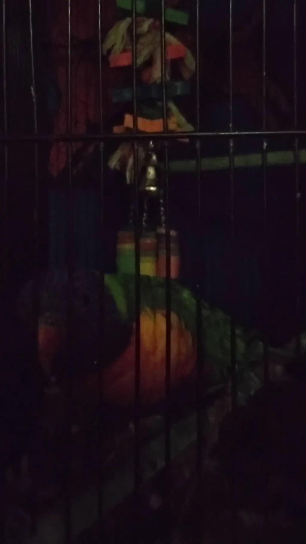ai character: rainbow background