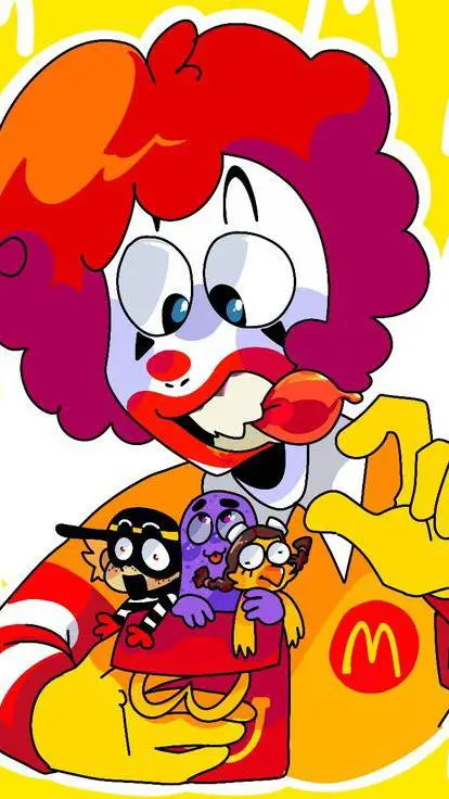 ai character: Ronal MacDonald  background