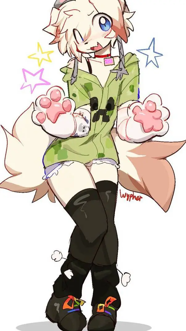 ai character: ★ Furry ★ background