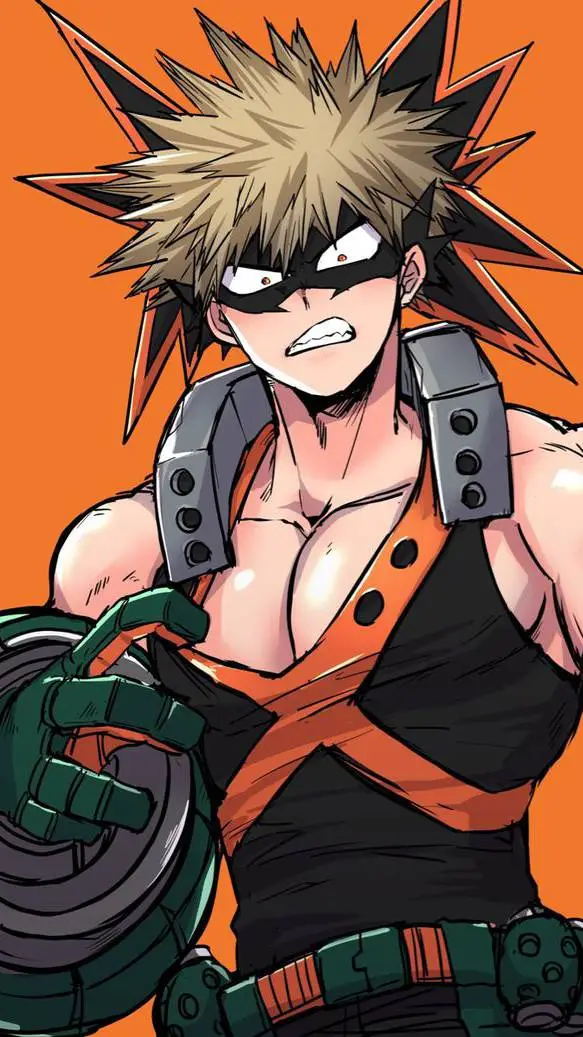 ai character: Katsuki Bakugo background