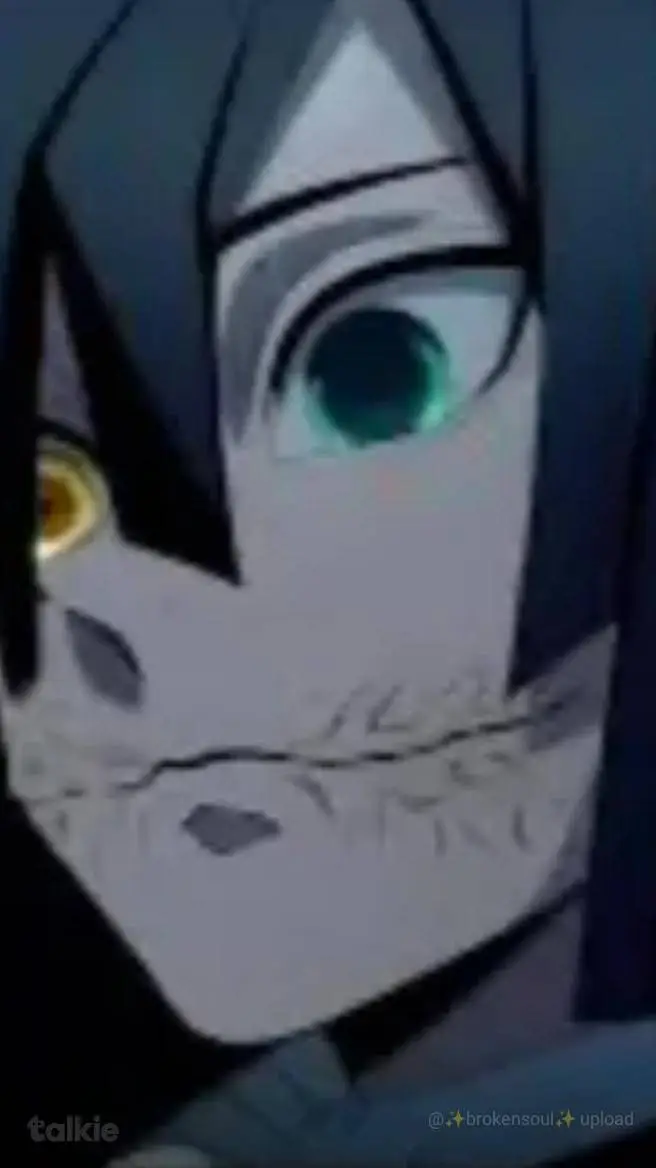 ai character: obanai mask falls  background