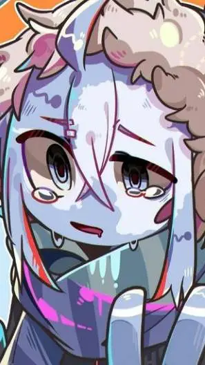 ai character: Antarctica crying  background