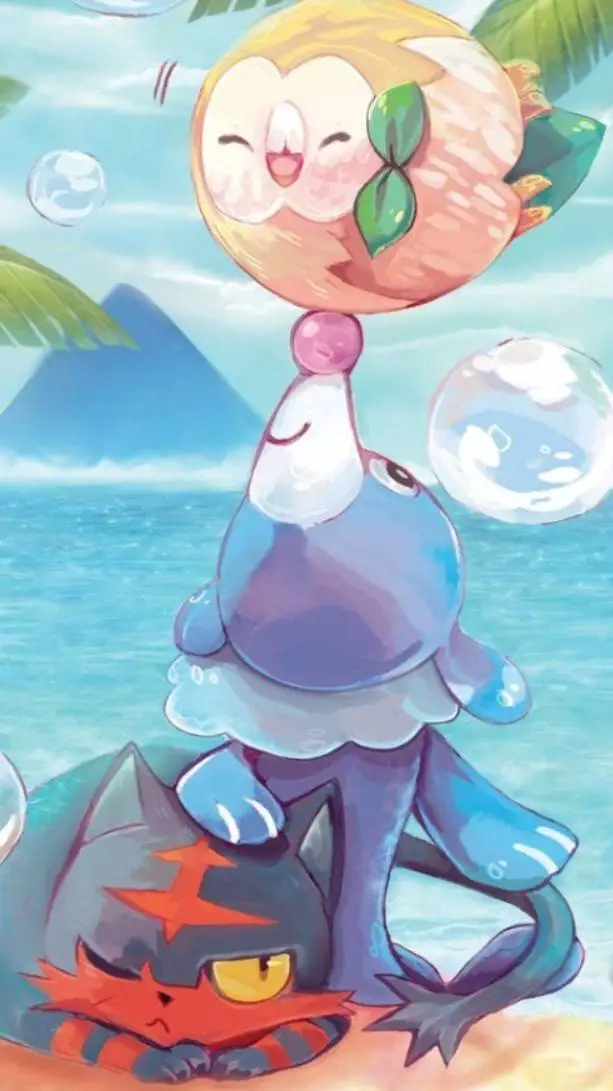ai character: Pokémon Alola background