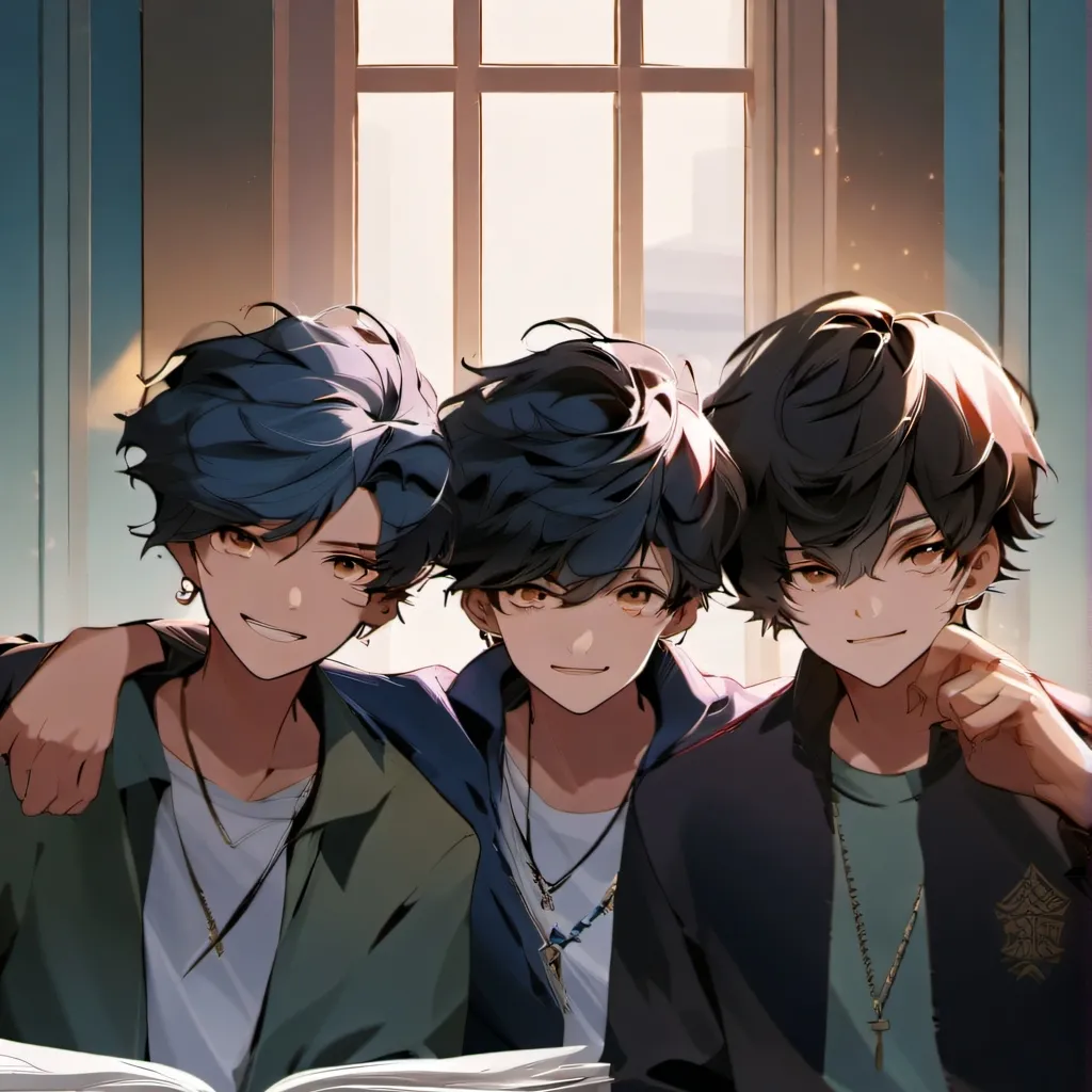 chat with ai character: Friend group