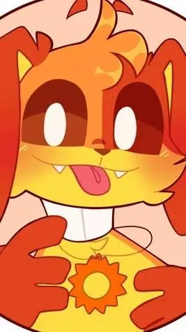 ai character: Dog Day🟠💛 background