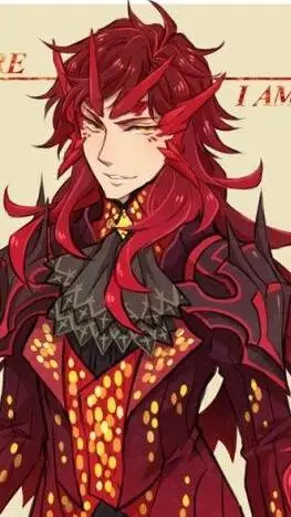 ai character: 🔥Fire dragon🔥 background