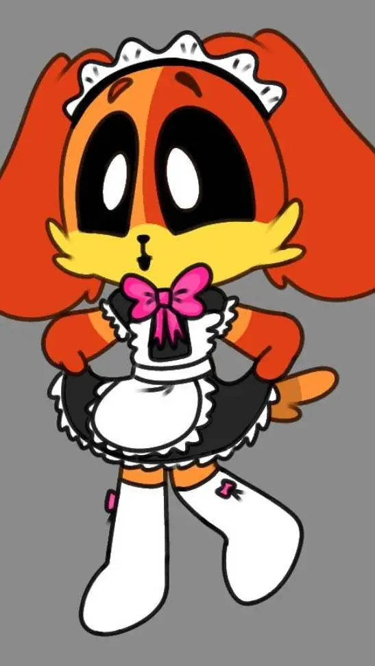 ai character:  DogDay/Made background