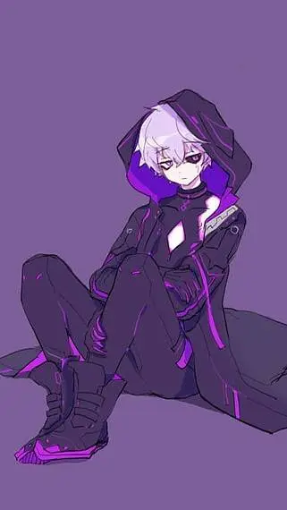 ai character: 👾Edward💜🟣 background