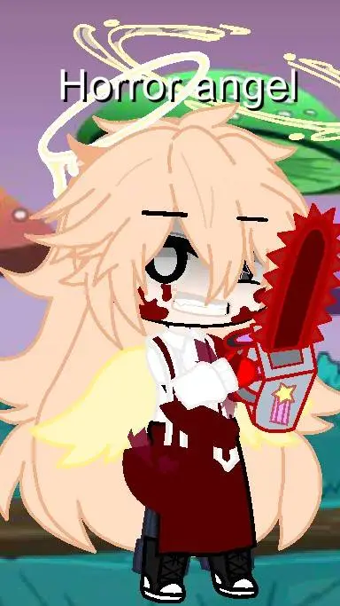 ai character: Horror Angel background