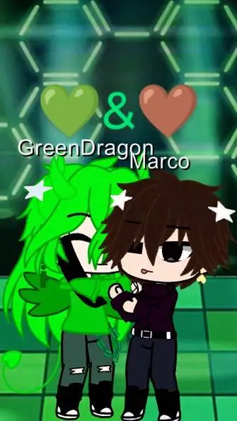 ai character: GreenDragon&Marco background